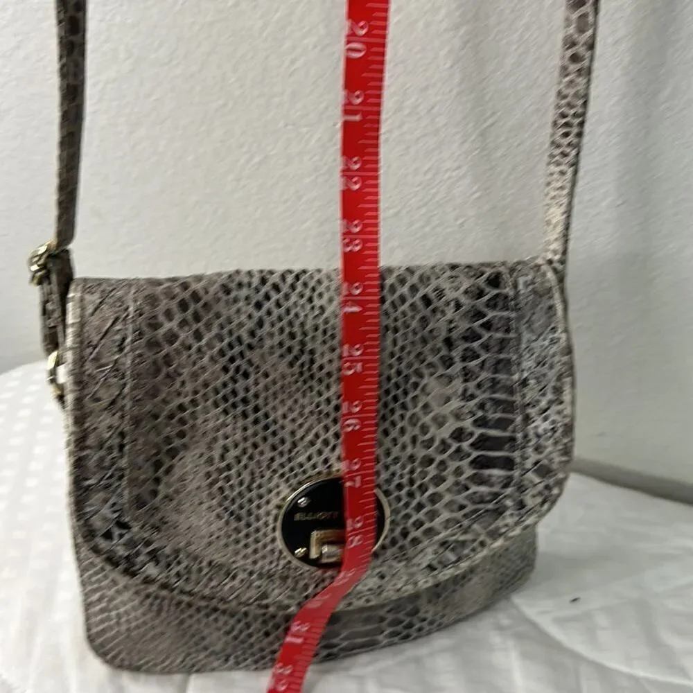 Elliot Luca crossbody snake skin print